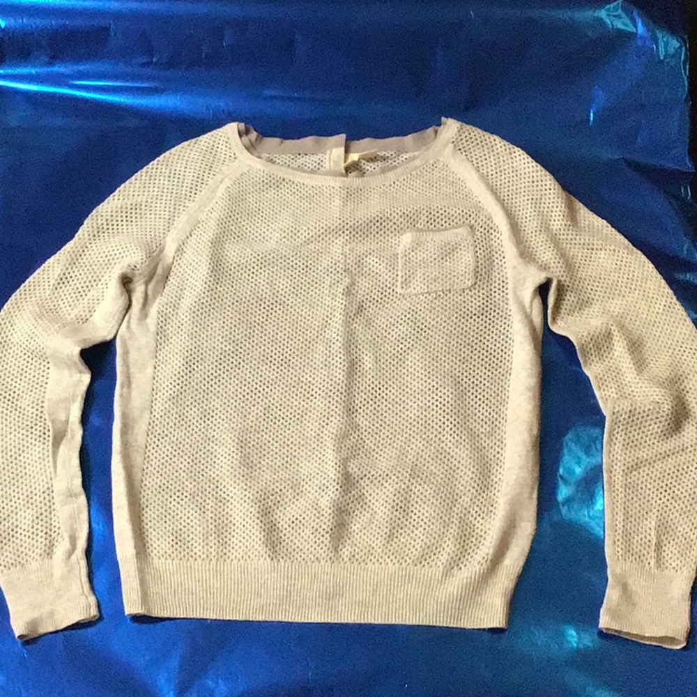 🧚‍♀️Moth for Anthropologie perforated knit MWOTmesh sweater